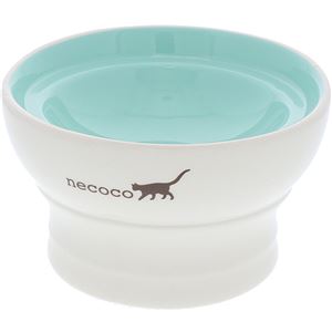 necoco 脚付き陶器食器 ウェットフード向き 【ペット用品】