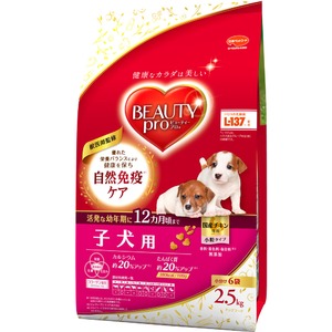 （まとめ）ビューティープロ ドッグ 子犬用 12ヵ月頃まで 2.5kg【×4セット】【犬用フード/ペット用品】