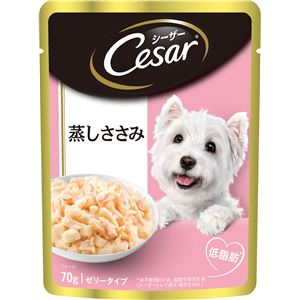 (まとめ）シーザー 蒸しささみ 70g （ペット用品・犬フード)【×160セット】