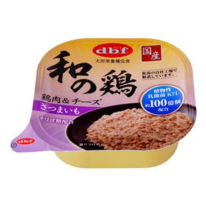 (まとめ）和の鶏 鶏肉＆チーズ さつまいも 95g （ペット用品・犬フード)【×24セット】