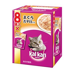 (まとめ）カルカン パウチ 1歳から まぐろと舌平目 70g 8袋パック （ペット用品・猫フード)【×20セット】