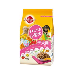 (まとめ）ペディグリー それいけ！小型犬 子犬用 チキン入り 800g （ペット用品・犬フード)【×12セット】