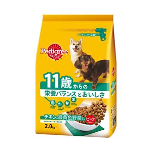 (まとめ）ペディグリー 11歳から用 ヘルシーチキン＆緑黄色野菜入り 2kg （ペット用品・犬フード)【×6セット】