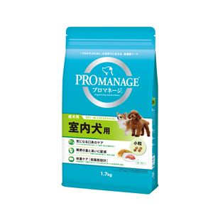 (まとめ）プロマネージ 成犬用 室内犬用 1.7kg （ペット用品・犬フード)【×6セット】