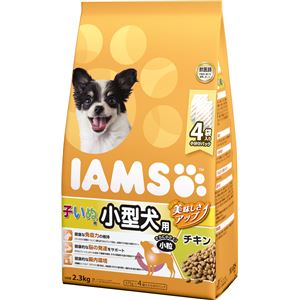 (まとめ）アイムス 12か月までの子いぬ用 小型犬用 チキン 小粒 2.3kg （ペット用品・犬フード)【×4セット】