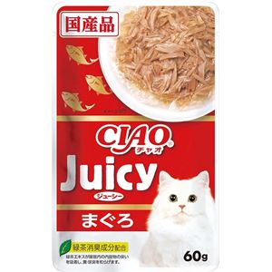 （まとめ）CIAO Juicy まぐろ60g (ペット用品・猫フード)【×96セット】