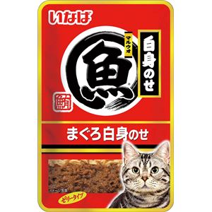 （まとめ）いなば マルウオ白身のせ まぐろ白身のせ 40g (ペット用品・猫フード)【×96セット】