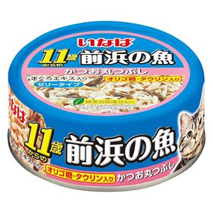 （まとめ）いなば 前浜の魚 11歳からのかつお丸つぶし 115g (ペット用品・猫フード)【×48セット】