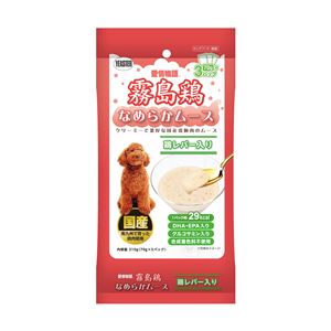 （まとめ）愛情物語 霧島鶏 なめらかムース 鶏レバー入り 210g (ペット用品・犬フード)【×20セット】