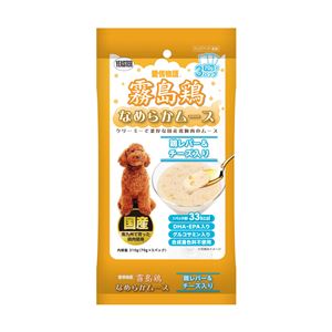 （まとめ）愛情物語 霧島鶏 なめらかムース 鶏レバー＆チーズ入り 210g (ペット用品・犬フード)【×20セット】