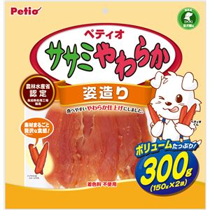 （まとめ）ササミやわらか 姿造り 300g(ペット用品)【×5セット】