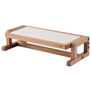 （まとめ）necoco 高さと角度を変えられるウッディキャットテーブル(ペット用品)【×4セット】