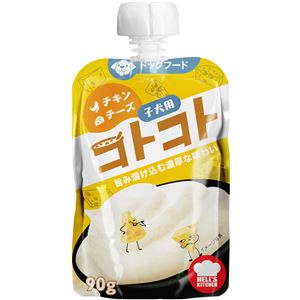 （まとめ）コトコトパウチ 子犬用 チキン＆チーズ味 90g(ドッグフード)【×30セット】