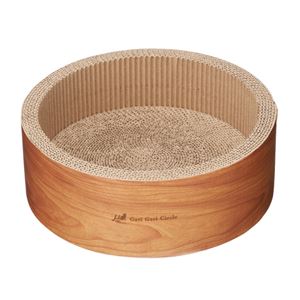 （まとめ）ガリガリサークル スクラッチャーインテリア ミニ(ペット用品)【×2セット】