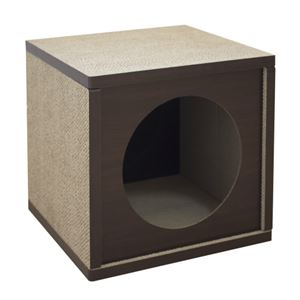 （まとめ）キャットハウス エスプレッソ （ペット用品）【×2セット】