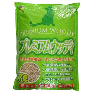 （まとめ）プレミアムウッディ 7L（ペット用品）【×7セット】