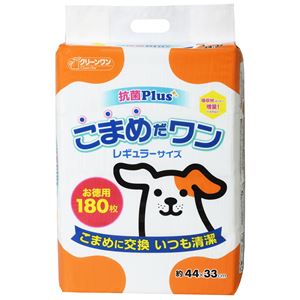 （まとめ）クリーンワン こまめだワン レギュラー 180P（ペット用品）【×4セット】