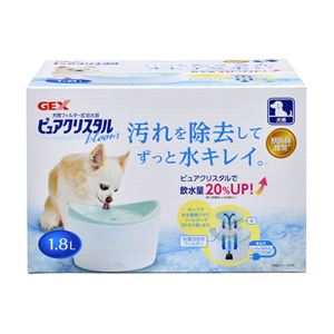 （まとめ）ピュアクリスタル ブルーム1.8L 犬用（ペット用品）【×8セット】