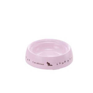 （まとめ）食べやすい キャットディッシュ S ピンク (ペット用品) (×5セット）