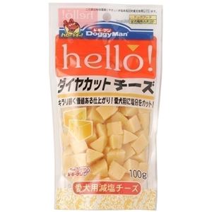 （まとめ）ドギーマンheLLo！ダイヤカットチーズ 100g【×18セット】