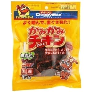 （まとめ）ドギーマンかみかみチキン 砂ぎも 80g【×12セット】