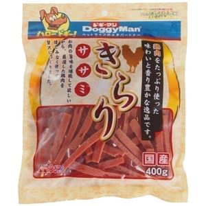 （まとめ）ドギーマンきらりササミ 400g【×12セット】