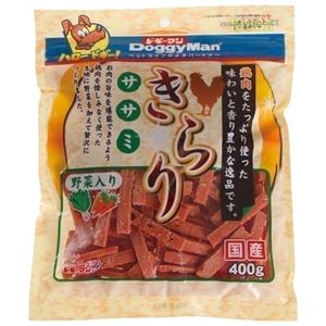 （まとめ）ドギーマンきらりササミ 野菜入 400g【×12セット】