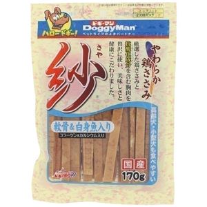 （まとめ）ドギーマン紗 軟骨＆白身魚入 170g【×6セット】