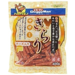 （まとめ）ドギーマンきらり ササミ チーズ入 400g【×12セット】