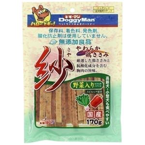 （まとめ）ドギーマン無添加良品 紗 野菜入 170g【×6セット】