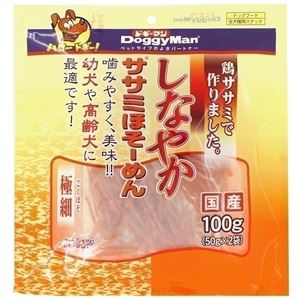 （まとめ）ドギーマンしなやかササミほそーめん 100g(50g×2袋)【×24セット】