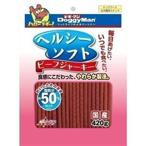 （まとめ）ドギーマンヘルシーソフトビーフジャーキー 420g【×24セット】