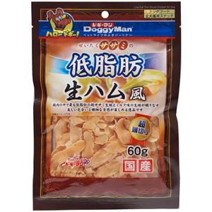 （まとめ）ドギーマンぜいたくササミの低脂肪生ハム風 60g【×12セット】