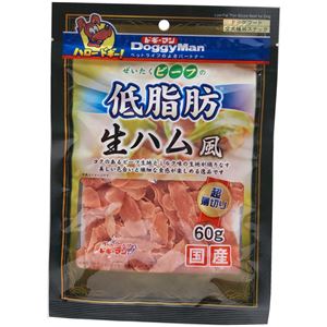 （まとめ）ドギーマンぜいたくビーフの低脂肪生ハム風 60g【×12セット】