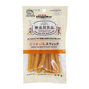 （まとめ）ドギーマン無添加良品 さつまいもスティック 80g【×12セット】