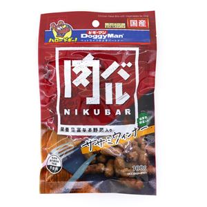 （まとめ）ドギーマン肉バル ササミウィンナー 緑黄色野菜入り 100g【×12セット】