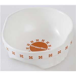 （まとめ）ドギーマン便利なクローバー陶製食器 M【×6セット】