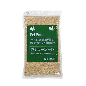 （まとめ）ペットプロ カナリーシード 400g【×10セット】