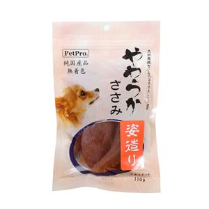 （まとめ）ペットプロ 純国産やわらかささみ姿造り 110g【×10セット】