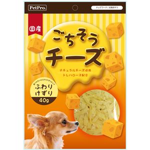 （まとめ）ペットプロ ごちそうチーズ ふわりけずり 40g【×10セット】