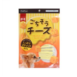 （まとめ）ペットプロ ごちそうチーズ しっとりスティック 60g【×12セット】