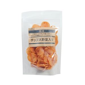 （まとめ）ペットプロ 国産おやつ チップス野菜入り 130g【×10セット】