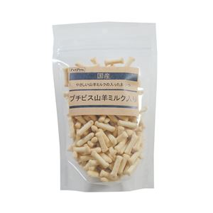 （まとめ）ペットプロ 国産おやつ プチビス(山羊ミルク入り) 100g【×10セット】