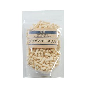 （まとめ）ペットプロ 国産おやつ プチビス(チェダーチーズ入り) 100g【×10セット】