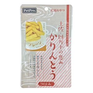 （まとめ）ペットプロ 土佐・四万十の恵み かりんとう プレーン 40g【×10セット】