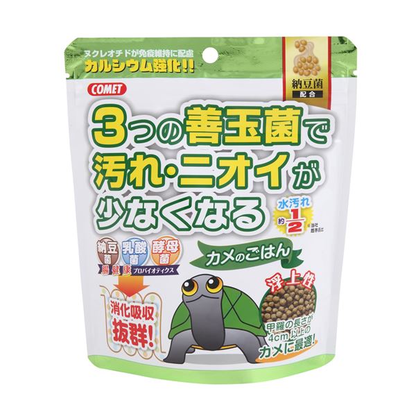 （まとめ） コメット カメのごはん 納豆菌 150g （ペット用品） 【×10セット】【代引不可】