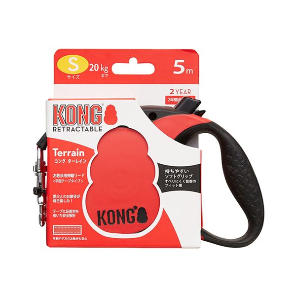 KONG(コング) ターレインレッド S (ペット用品)