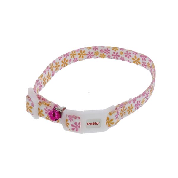 （まとめ）CAT COLLAR フラワーカラー ピンク【×5セット】 (猫用品/首輪)