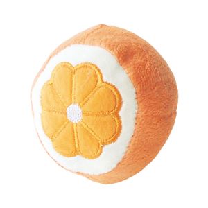 (まとめ)まんまるフルーツ オレンジ【×5セット】 (犬用玩具)