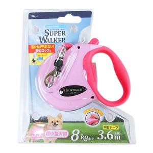 ハンドラー 伸縮リードN.3S ピンク (犬用品/リード)